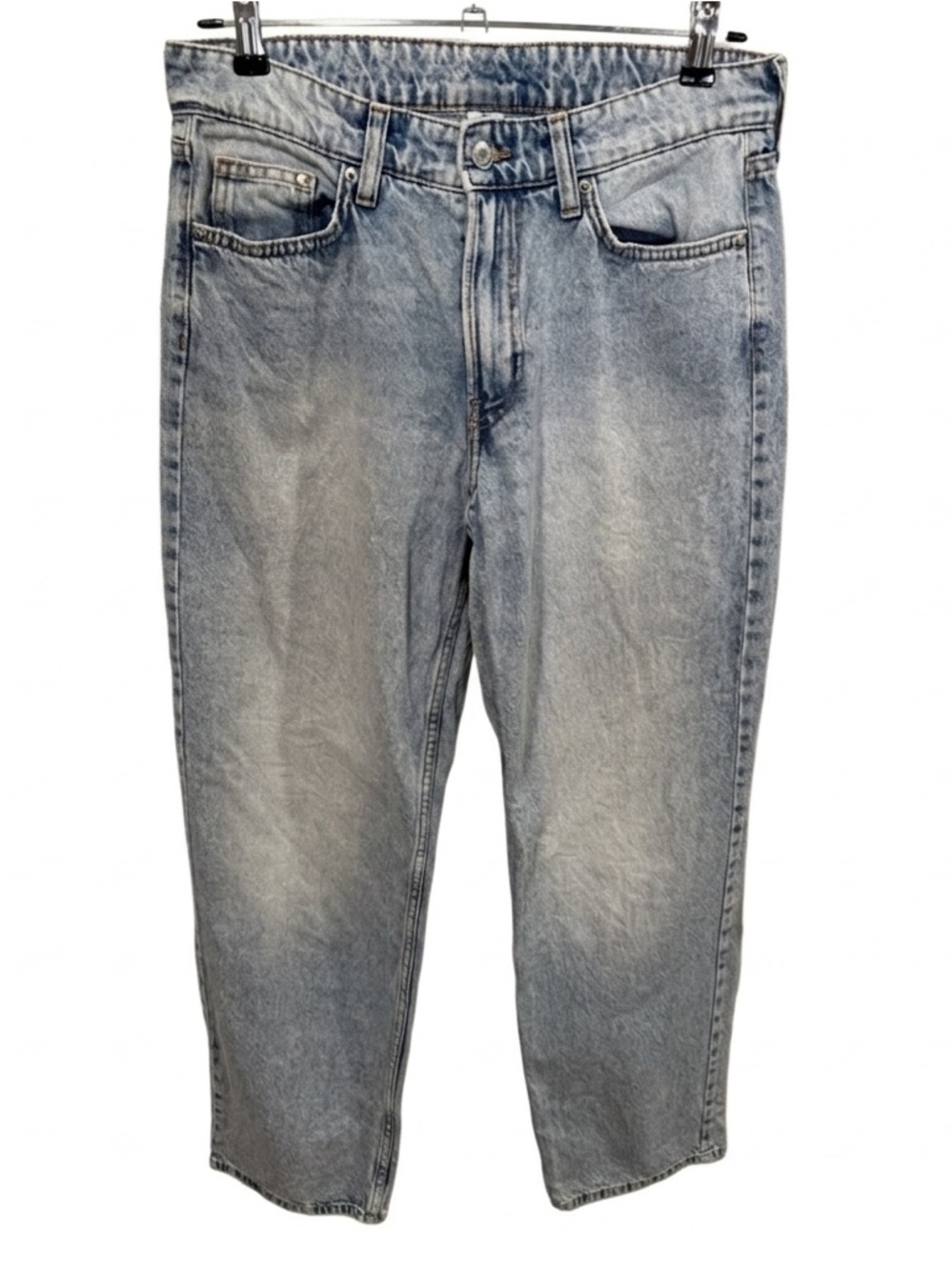 H&M &Denim Baggy Low Waist Light Blue Women’s Jeans Size 4